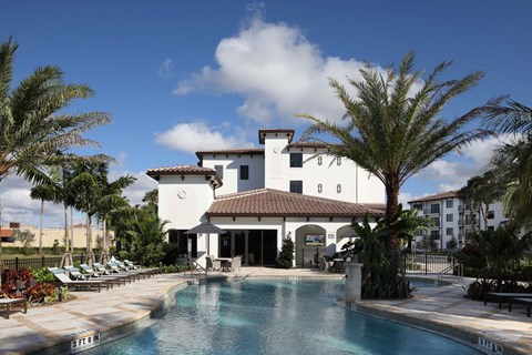 Swimming pool view at Azola West Palm Beach, West Palm Beach, 33411